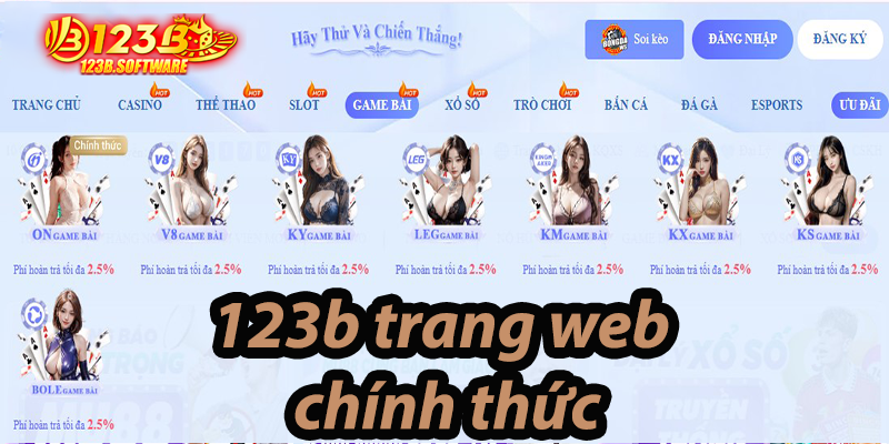 Khám phá 123B trang web chính thức | Nền tảng đáng tin cậy